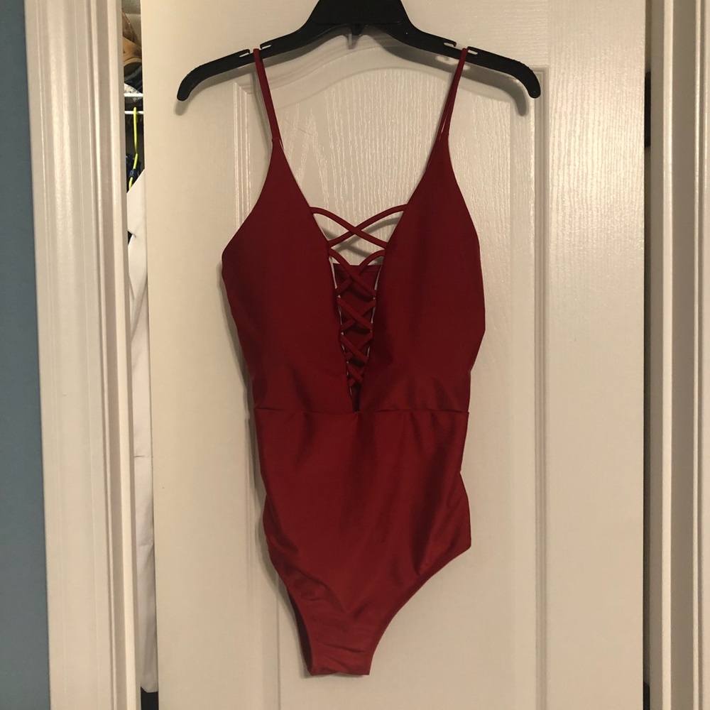 NWOT Red One Piece